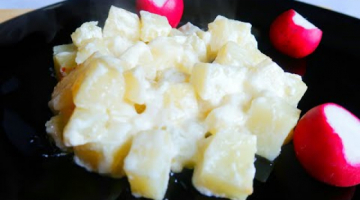 Вкусный нежнейший картофель, запеченый со сметаной в духовке. Как вкусно приготовить картофель.