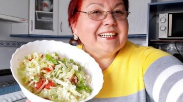 ВКУСНЫЙ САЛАТ ИЗ КАПУСТЫ ПЕКИНСКОЙ С НУТОМ И ТУНЦОМ