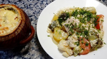 Вкусный семейный ужин ? Курица с овощами в горшочке ?