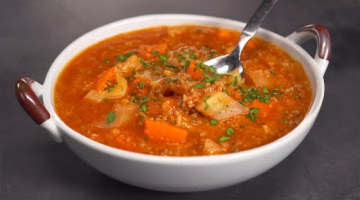 Вкусный СУП-ГОЛУБЕЦ С МЯСНЫМ ФАРШЕМ за 40 минут. Рецепт от Всегда Вкусно!