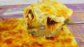Вкусный УЖИН из простых продуктов! Что приготовить из ФАРША  Каннеллони под соусом бешамель!