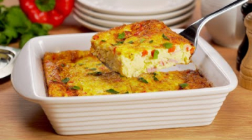 Вкусный завтрак за 20 минут! ДЕНВЕРСКИЙ ОМЛЕТ С ВЕТЧИНОЙ И СЫРОМ в духовке. Рецепт от Всегда Вкусно!