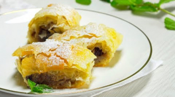 Восхитительный ЯБЛОЧНЫЙ ШТРУДЕЛЬ из теста фило. Рецепт от всегда Вкусно!