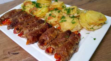 ВОЗЬМИТЕ ЛЮБОЕ МЯСО, КАРТОШКУ И ПОЛУЧИТЕ НОВОЕ ШИКАРНОЕ БЛЮДО НА ПРАЗДНИК И НЕ ТОЛЬКО