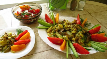Все так просто и вкусно хоть на ужин, хоть на обед! Картофель с баклажанами.