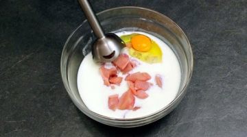 Взбиваю куриное филе с кефиром и готовлю вместо пирожков для перекуса! Мясные оладьи просто и вкусно
