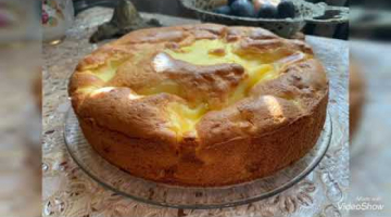 Яблочный пирог с заварным кремом! Без миксера!
