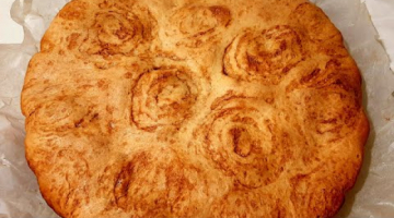 Яблочный  пирог с корицей (творожное тесто)