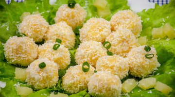 Закуска «Рафаелло» з ананасом