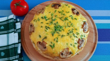 Закусочный Блинный торт "Масленица". Пирог с грибами