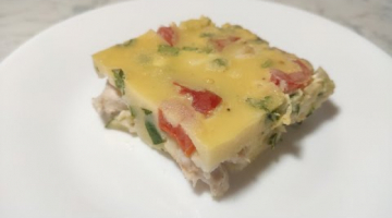 Заливной куриный диетический пирог для тех кто следит за фигурой