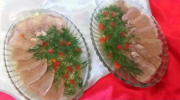 Заливной язык.Готовим быструю и вкусную закуску