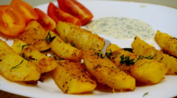 Запеченный картофель с сыром.