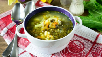 Зеленый борщ из молодого щавеля – Вкусно и Быстро! Летом готовлю только его! Борщ без Мяса!