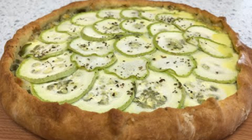 Жалею, что Не Готовила так Раньше! Пирог с сыром и кабачками! Простой и Быстрый рецепт!