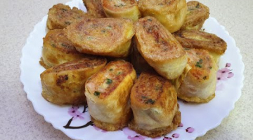 Жареный лаваш с начинкой///Очень быстрая закуска из лаваша