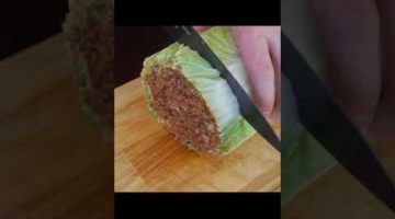 Жарю пекинскую капусту на сковороде целым качаном - и вот что получается